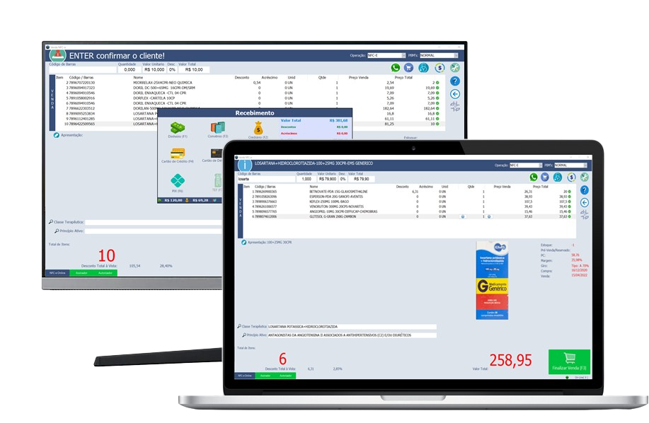 sistema para drogaria xfarma